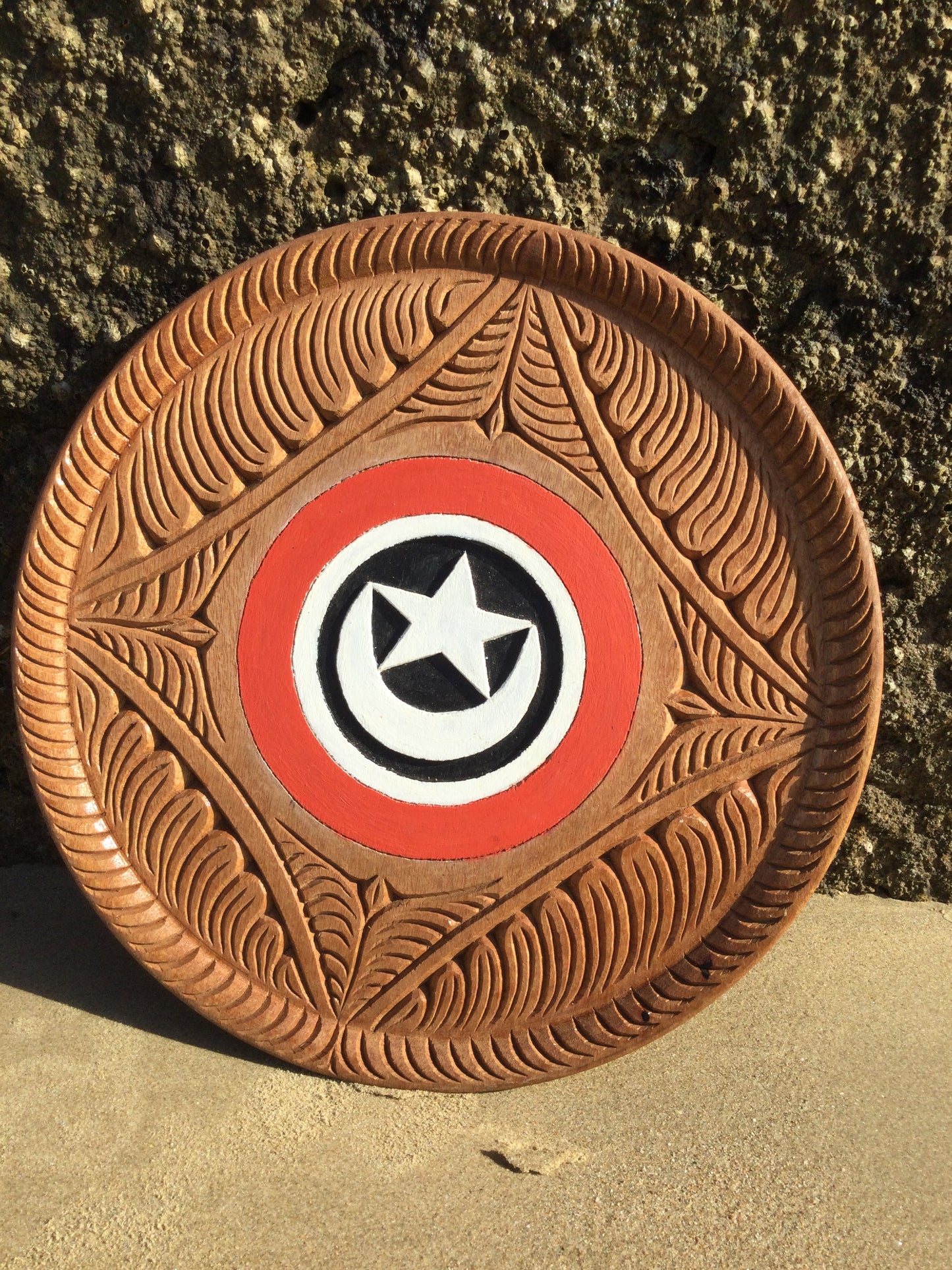 HANDCARVED SWAHILI DECORATIVE WOODEN WALL PLATES