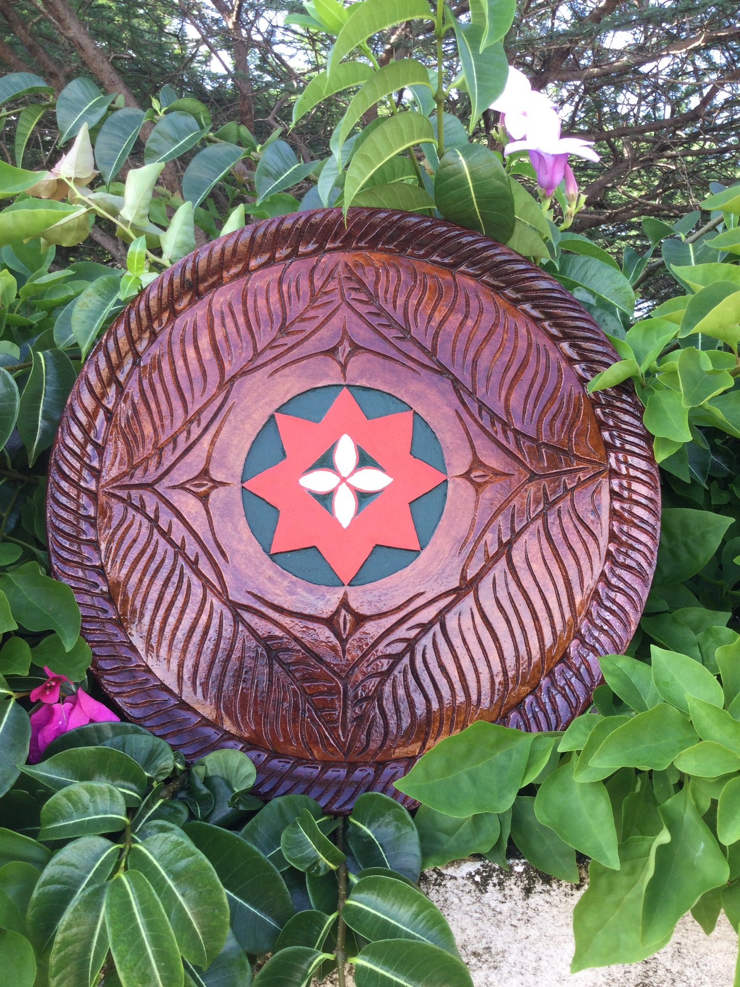 HANDCARVED SWAHILI DECORATIVE WOODEN WALL PLATES