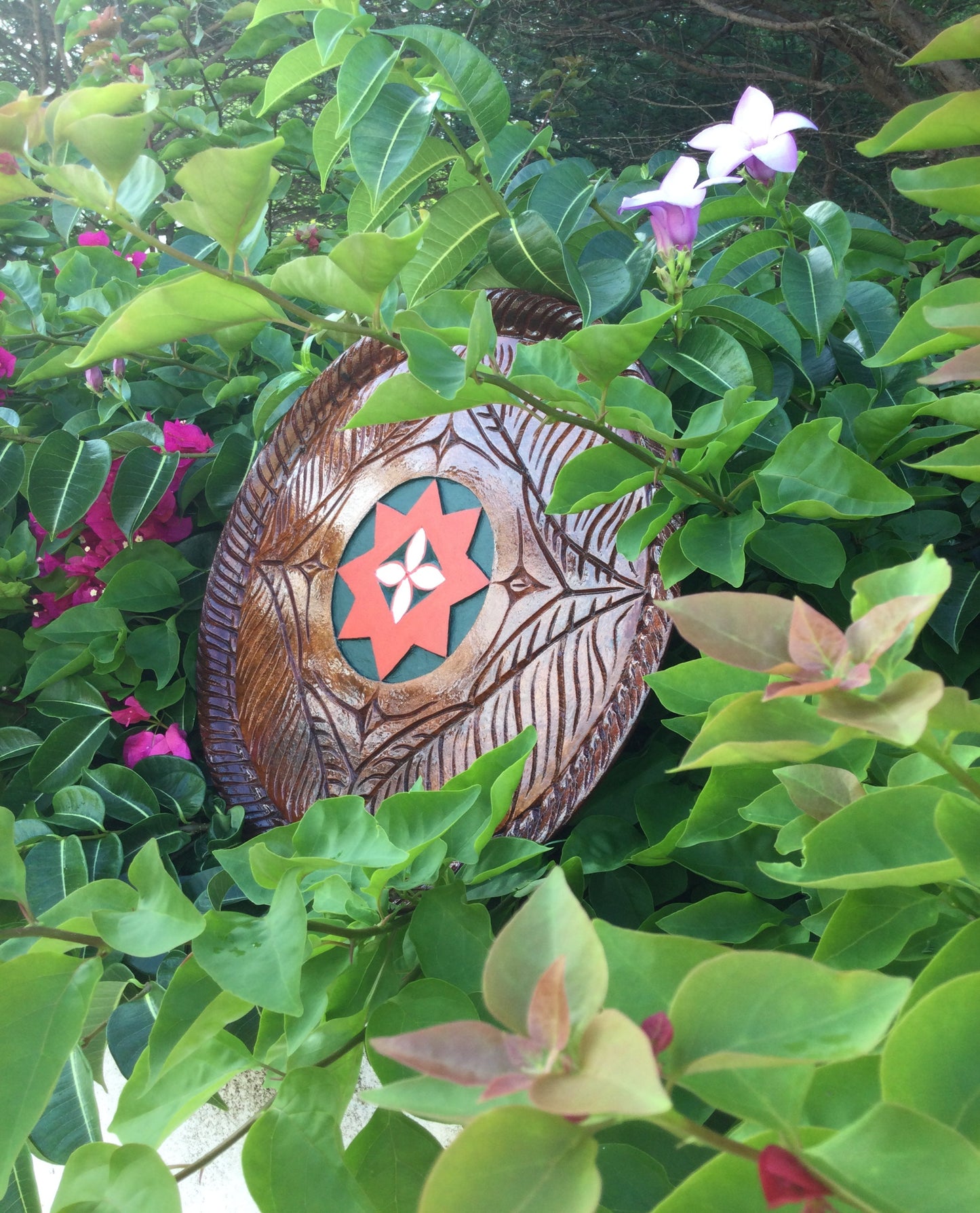 HANDCARVED SWAHILI DECORATIVE WOODEN WALL PLATES