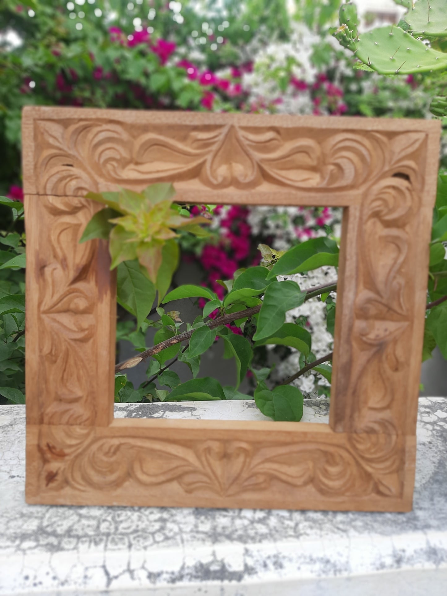 HANDCARVED SWAHILI WOODEN PICTURE FRAMES